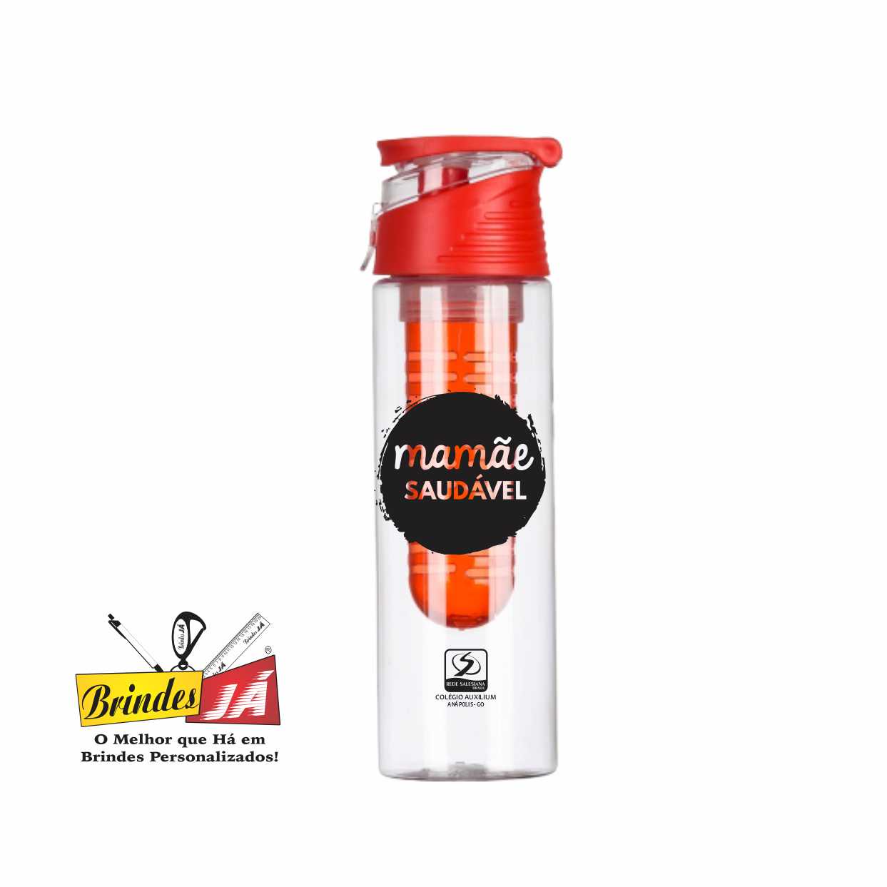 SQUEEZE PLÁSTICO COM INFUSOR 700 ML - DIA DAS MÃES
